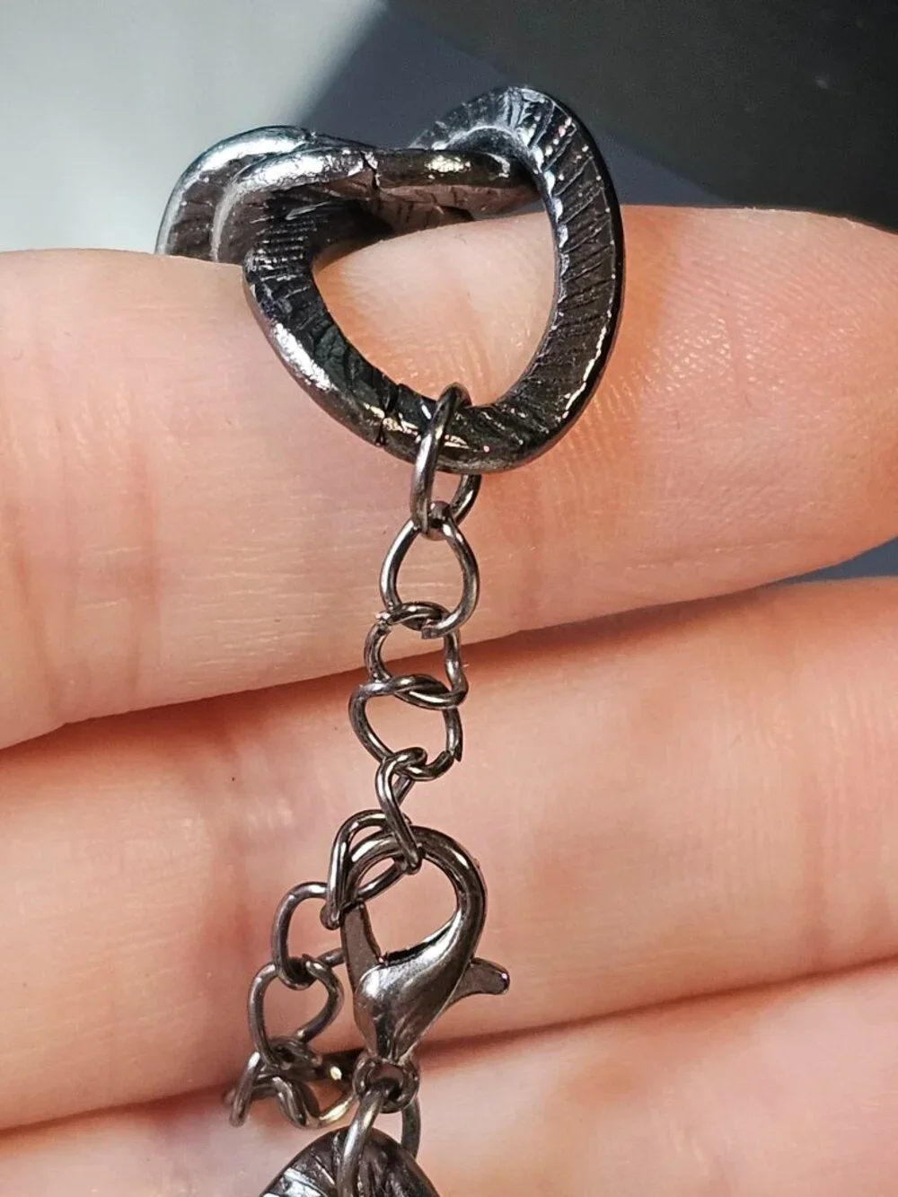 Gunmetal Black Chain Link Bracelet